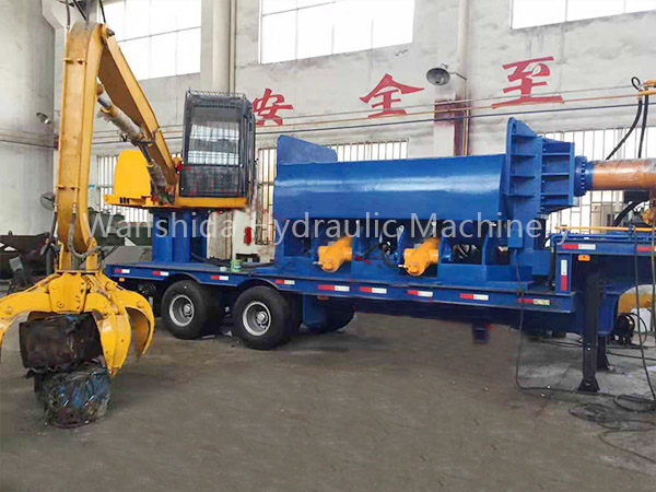 Y83/D-3000B Mobile Scrap Metal Baler with Diesel engine power supply